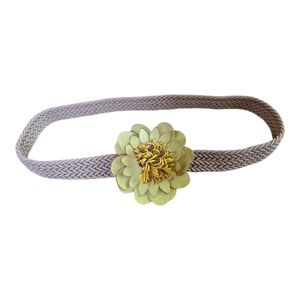 LOFT Floral Snap Stetch 2.5" Wide Belt Boho Summer